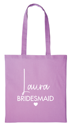 Olivia Personalised Wedding Tote Bag