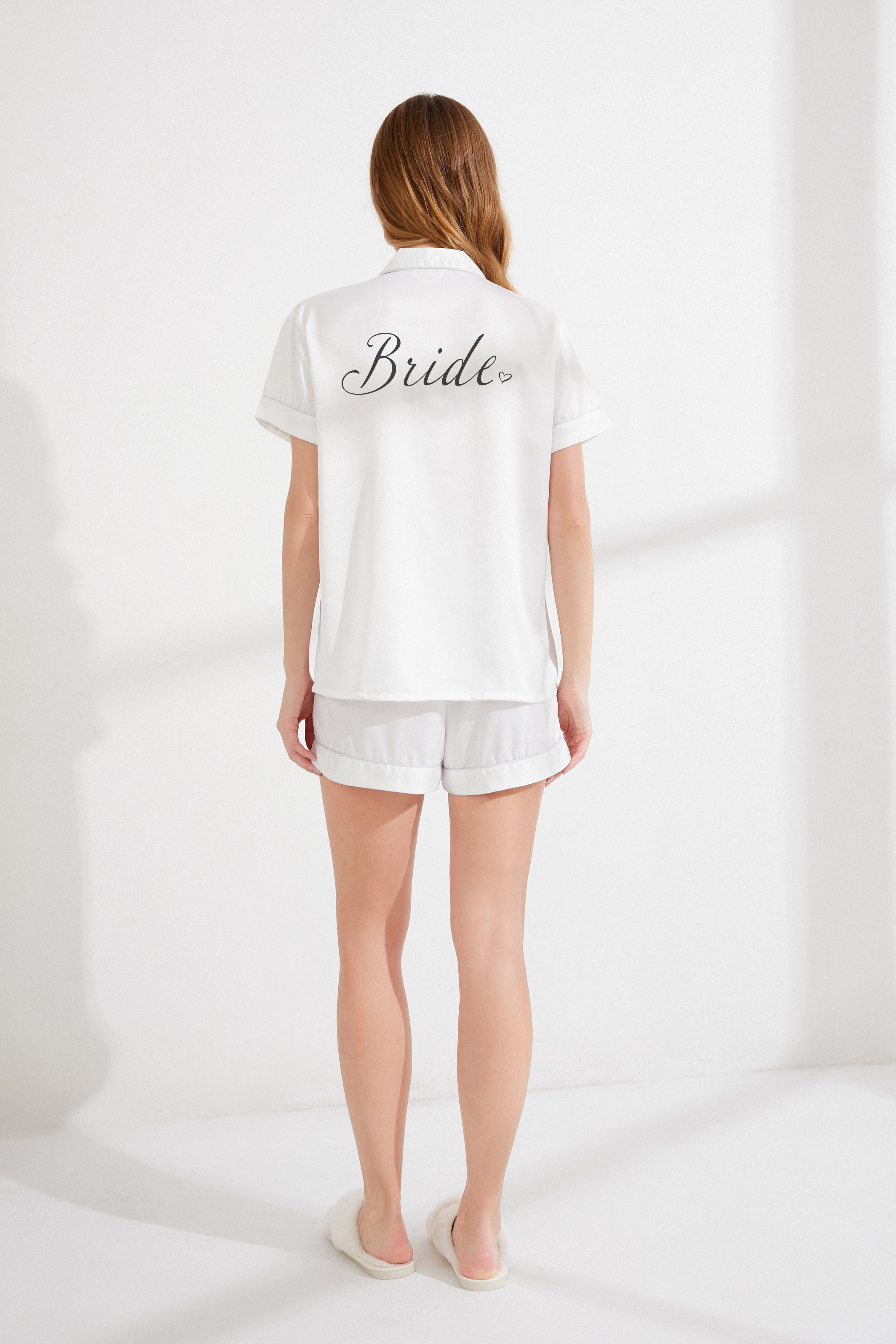 Script Personalised Satin Pyjama Set - Adult