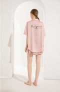 Luxury Satin Relaxed Fit Pyjama Set - Sophia Design