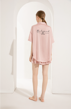 Luxury Satin Relaxed Fit Pyjama Set - Sophia Design